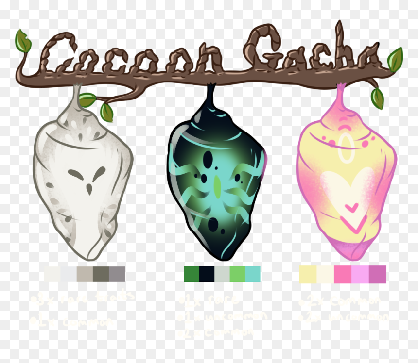 Dust Munnies Mystery Cocoons Set 2 Closed - Illustration, HD Png Download - dust trail png
