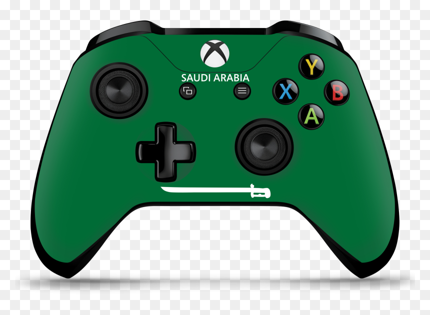 Xbox One Saudi Arabia Flag Controller Skin - Tell Bluetooth Xbox Controller, HD Png Download - saudi arabia flag png