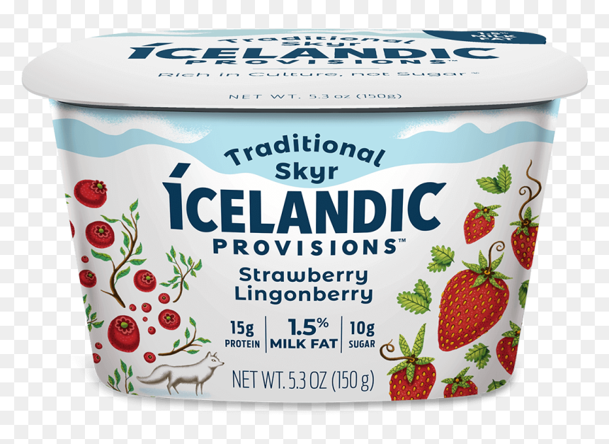 Icelandic Provisions Skyr, HD Png Download - iceland flag png