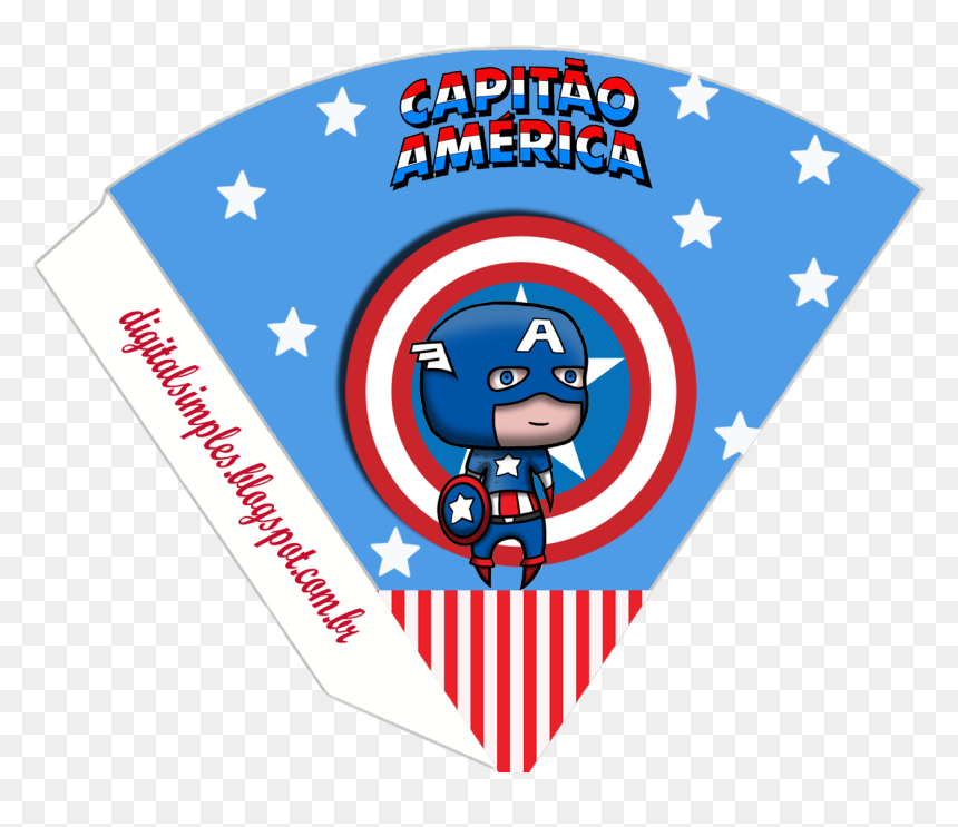 Conos=cucuruchos - - Capitão América, HD Png Download - captain america mask png