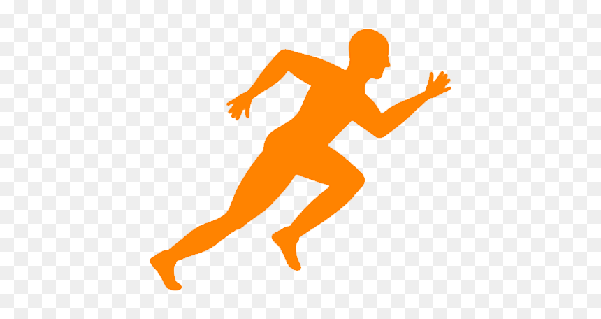 Sport Man Running Black, HD Png Download - workout silhouette png