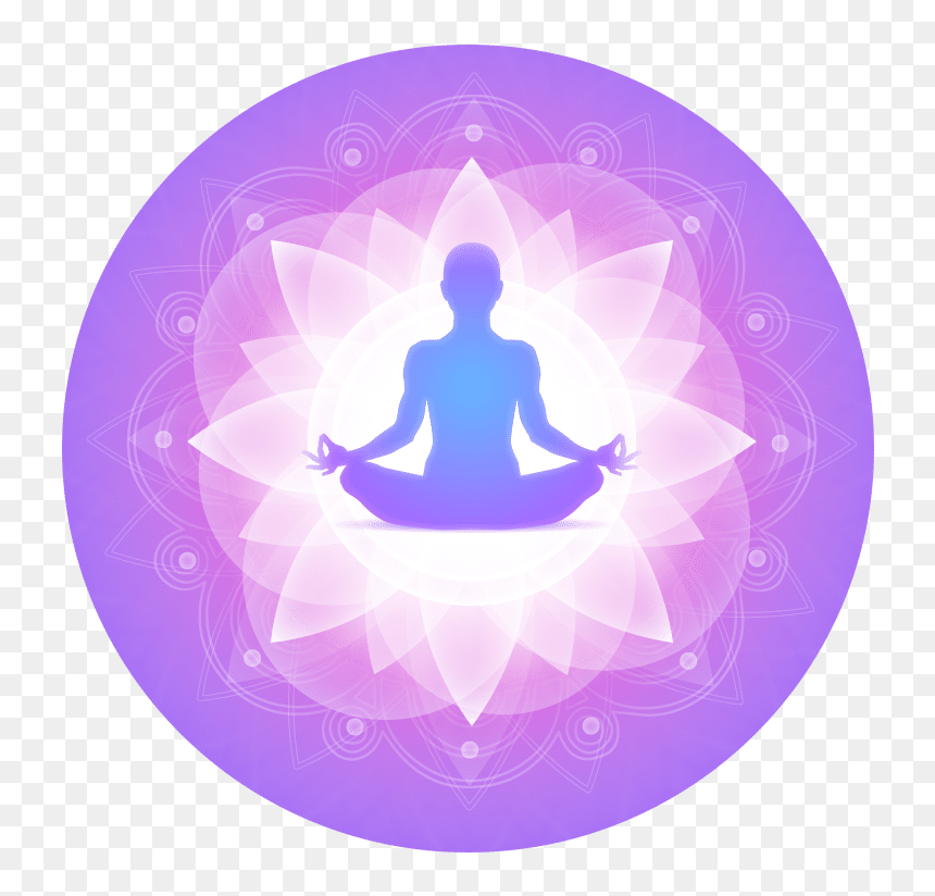 Raja Yoga - Meditation Clipart, HD Png Download - meditation silhouette png