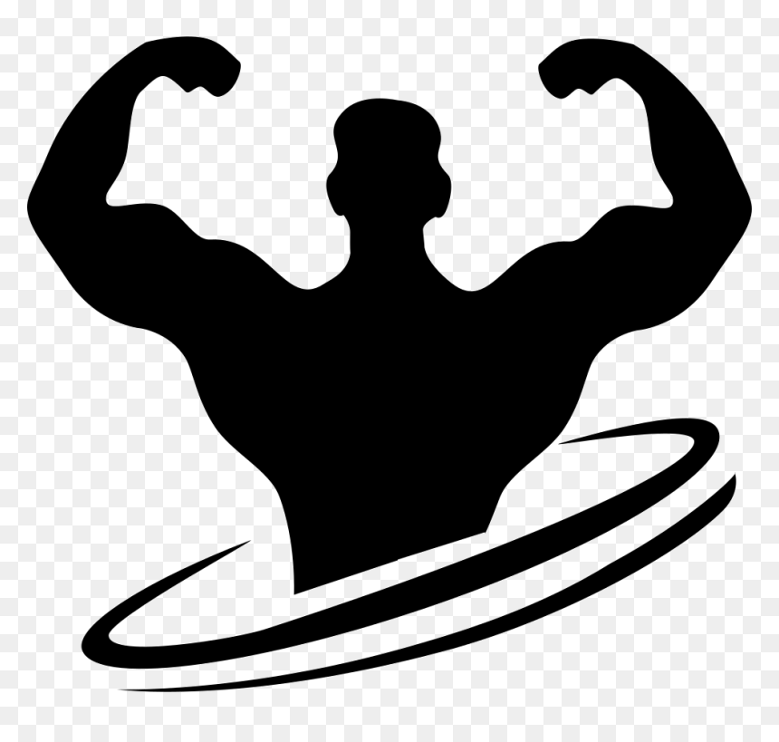 Bodybuilding Png - Body Builder Clip Art Png, Transparent Png - workout silhouette png