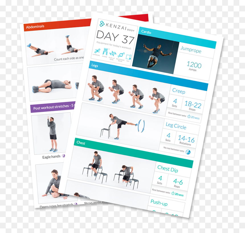 Running Plans & Strength Training - Poster, HD Png Download - workout silhouette png
