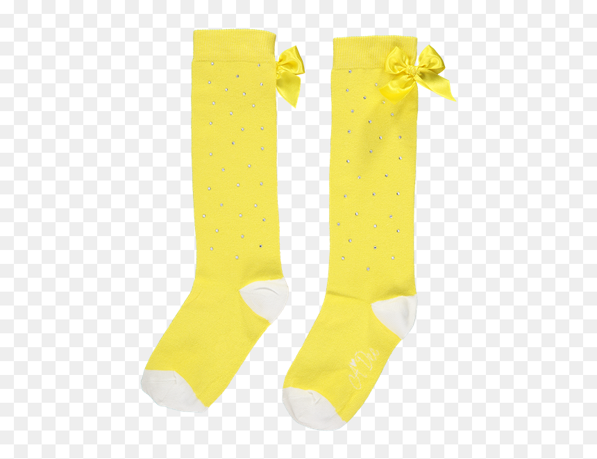 Picture Of Ariana Dee Yellow Sparkle Knee Socks - Sock, HD Png Download - yellow sparkle png