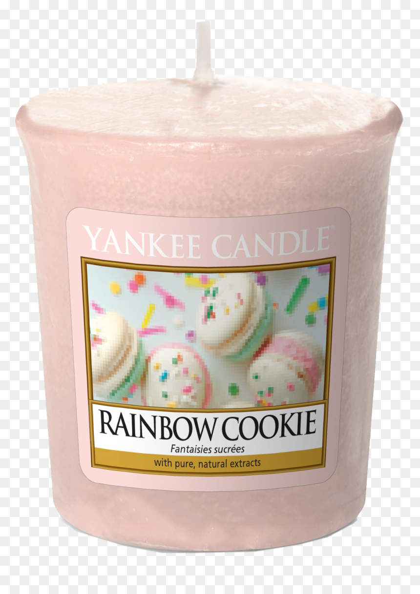 Votive Rainbow Cookie Ok Png - Yankee Candle Rainbow Cookie, Transparent Png - yankee candle png