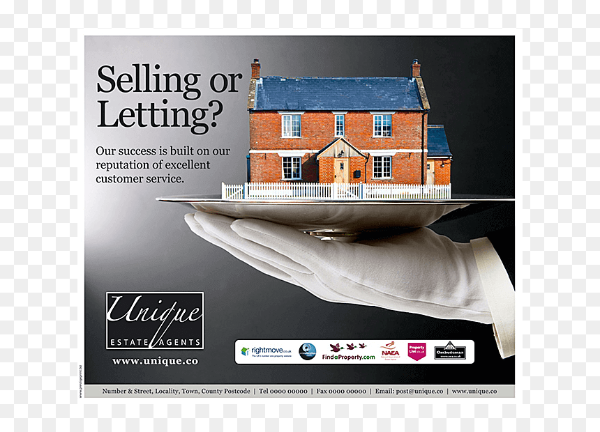 House On A Silver Plate, Estate Agent Flyer Design - Scale Model, HD Png Download - flyer model png
