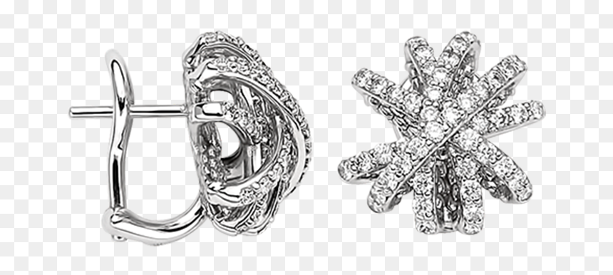 Silver, HD Png Download - gold earring png