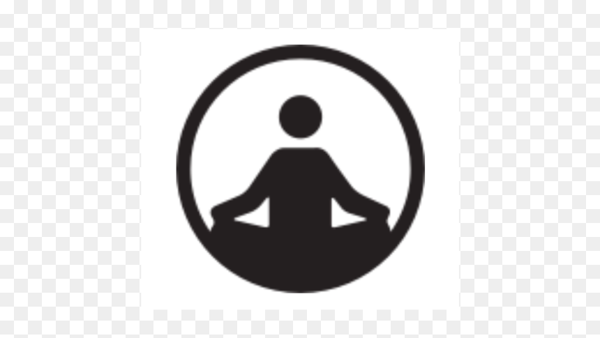 More Relaxation And Rejuvenation - Sign, HD Png Download - meditation silhouette png