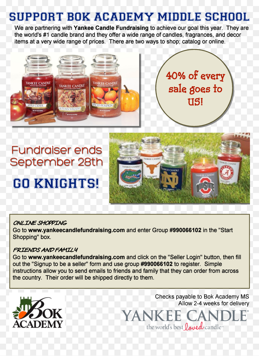 Bok Academy, HD Png Download - yankee candle png