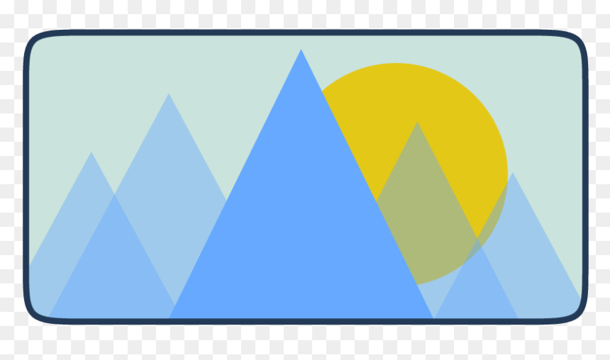 Triangle, HD Png Download - mountains vector png