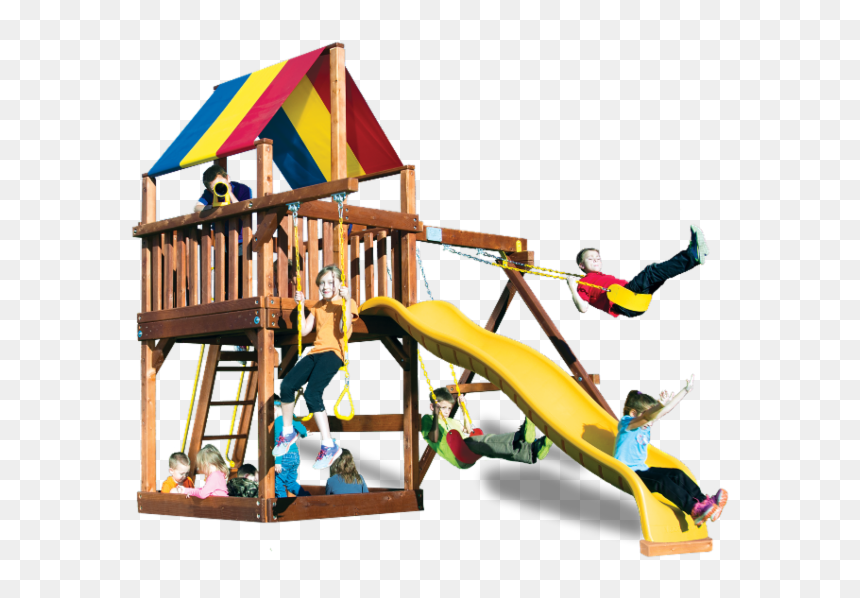 Carnival Base Clubhouse, HD Png Download - swing set png