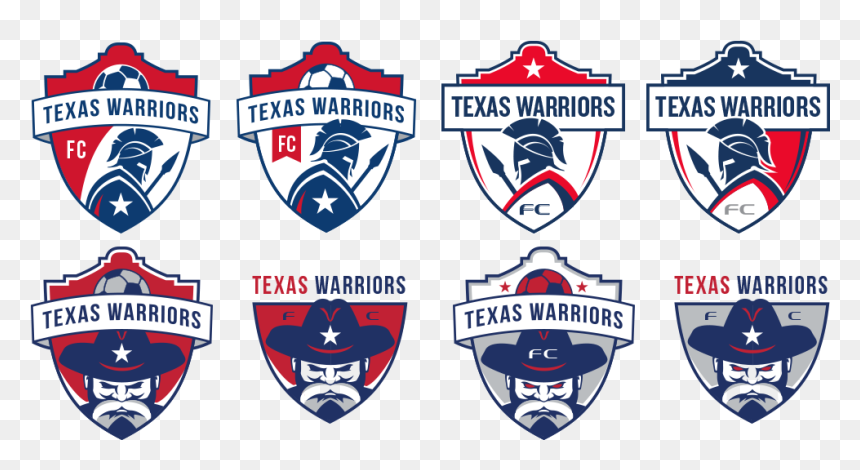 Texas Warriors Soccer Badge Design - Soccer Crest, HD Png Download - crest logo png