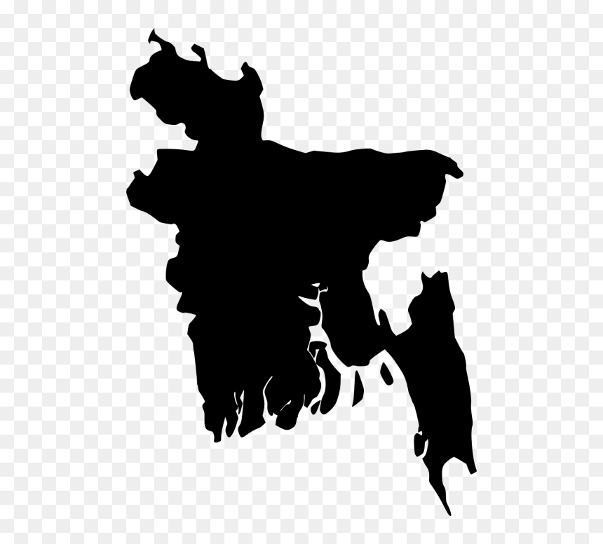 Bangladesh Country Map - Bangladesh Map Vector, HD Png Download - bangladesh flag png