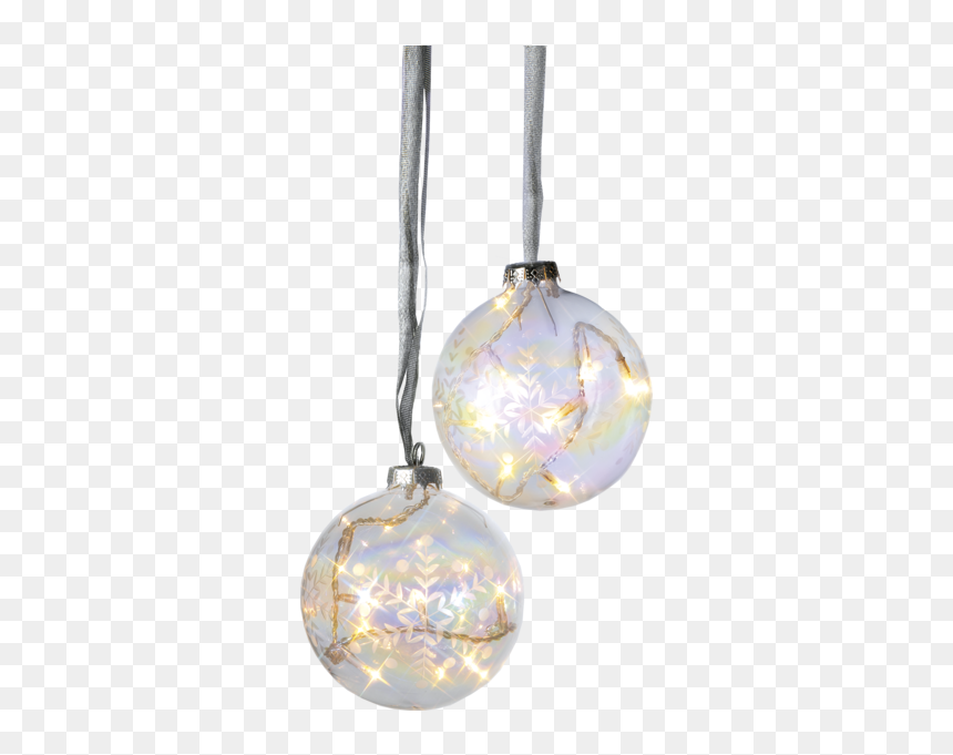 Glass Bauble Vesta - Star 458-04 10 X 10 Cm Lightchain, HD Png Download - glass orb png