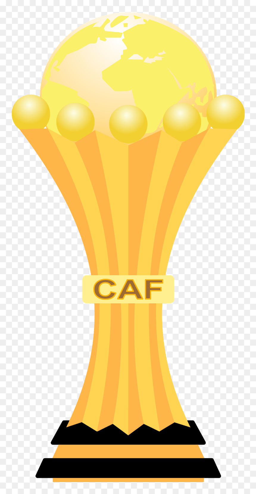 Transparent Trophy Vector Png - Caf Cup Png, Png Download - trophy vector png