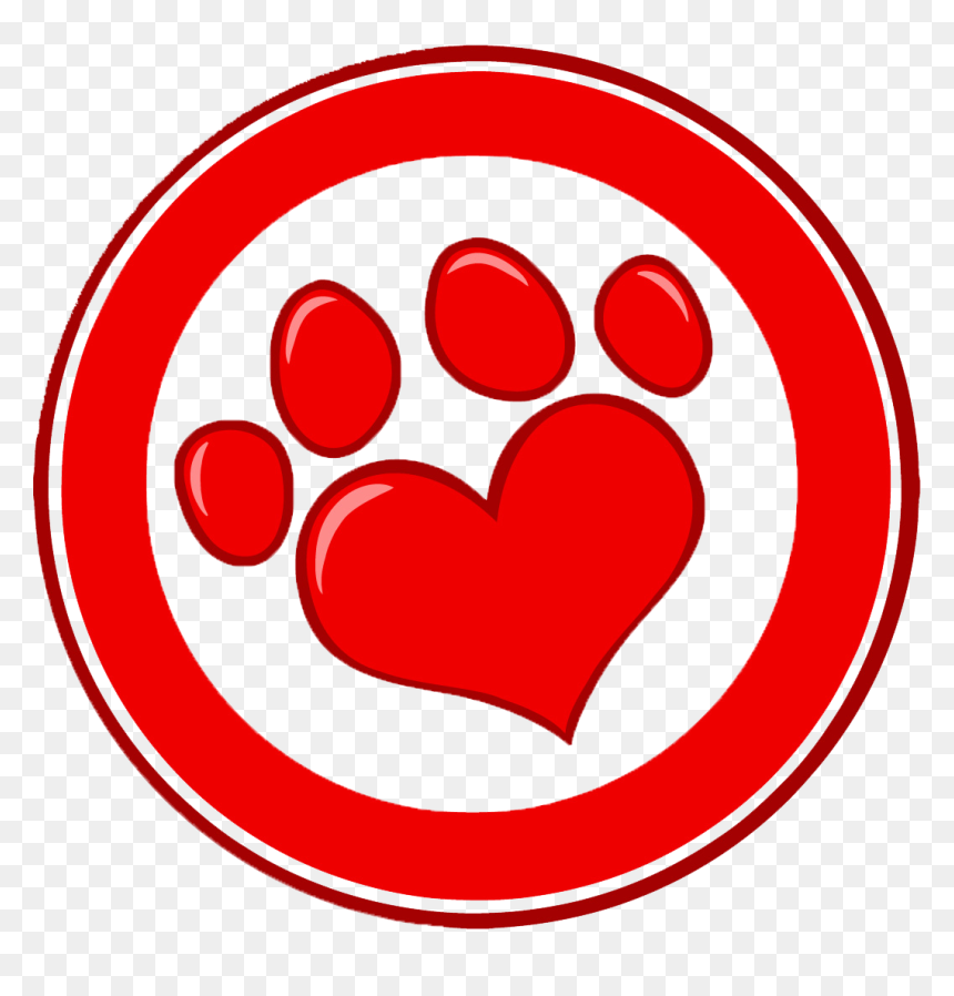 Puppy Dog Clip Art - Dog And Valentines Clip Art Free, HD Png Download - puppy paw png