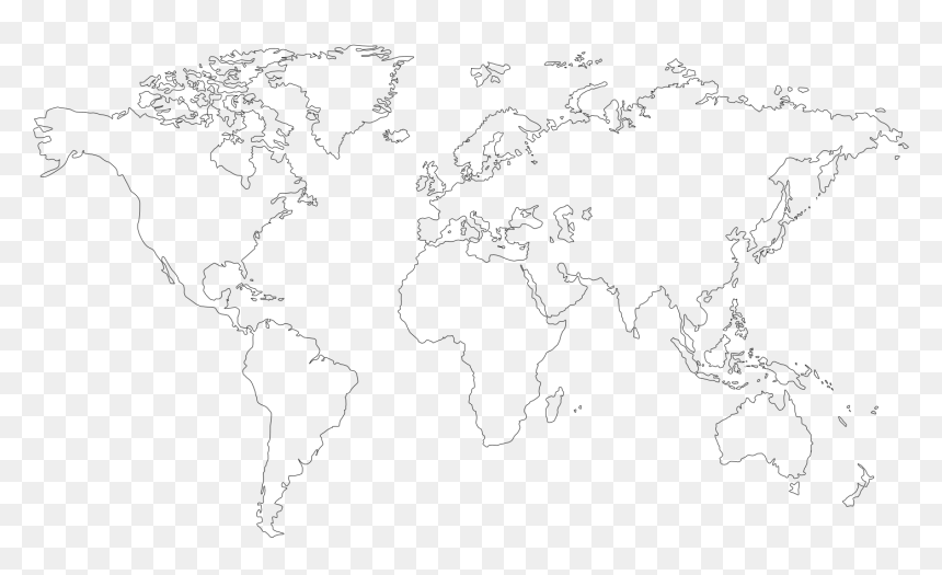 World Map, HD Png Download - mapa mundi png