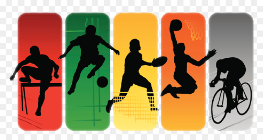 Basketball Volleyball And Badminton Player, HD Png Download - deportes png