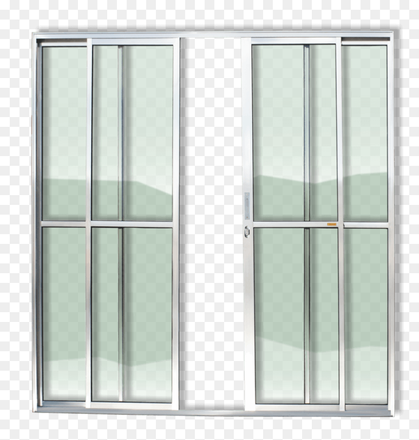 Thumb Image - Porta De Aluminio Toda Em Vidro 4 Folhas, HD Png Download - vidro png