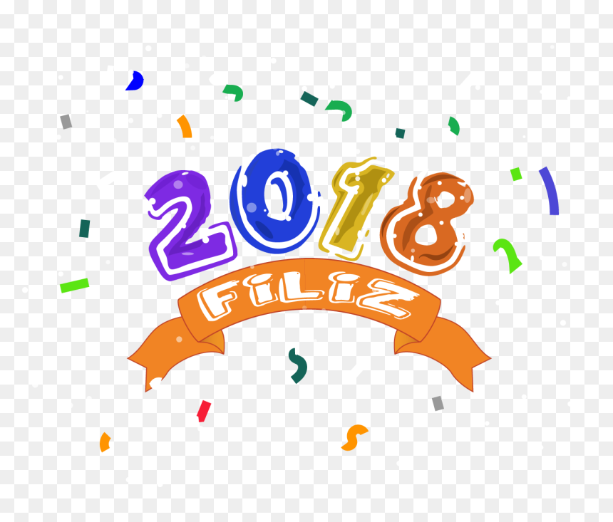 Feliz 2018 Png - Graphic Design, Transparent Png - feliz 2018 png