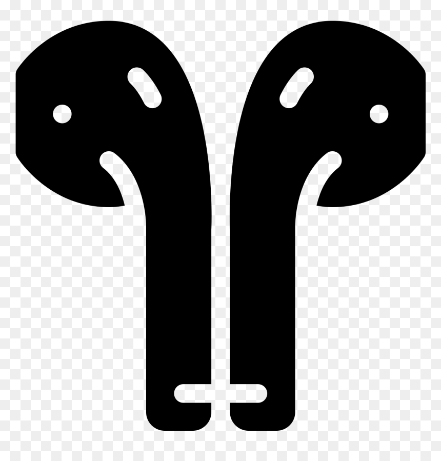 Number Font Clipart - Airpod 2 Icon Png, Transparent Png - airpods png