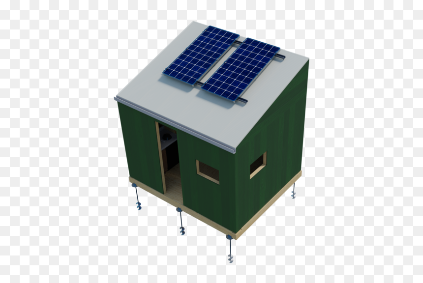 The Hub Includes Solar Panels That Provide All Of The - Electronics, HD Png Download - small house png