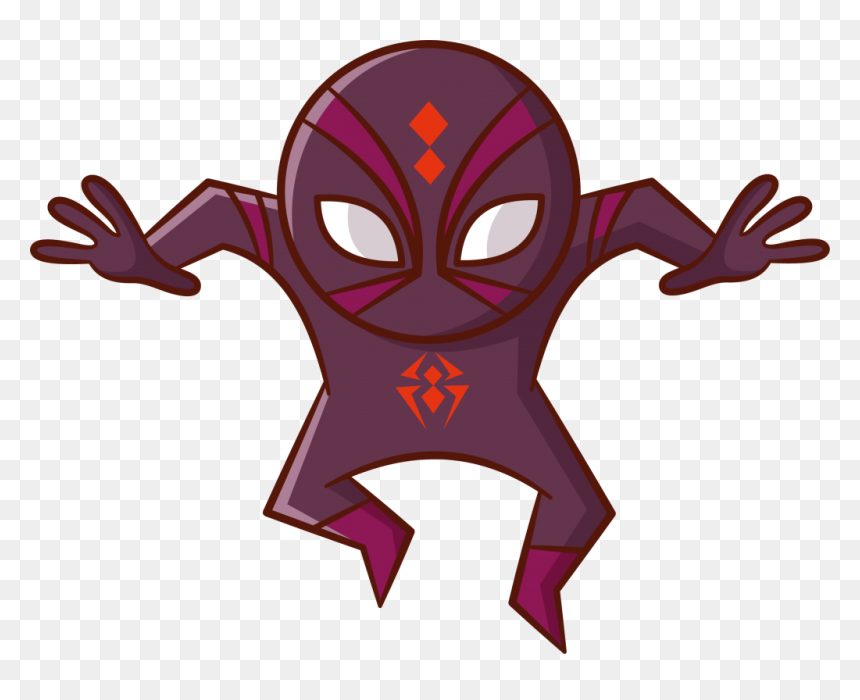 Transparent Cartoon Ninja Png - Spider Ninja, Png Download - cartoon ninja png