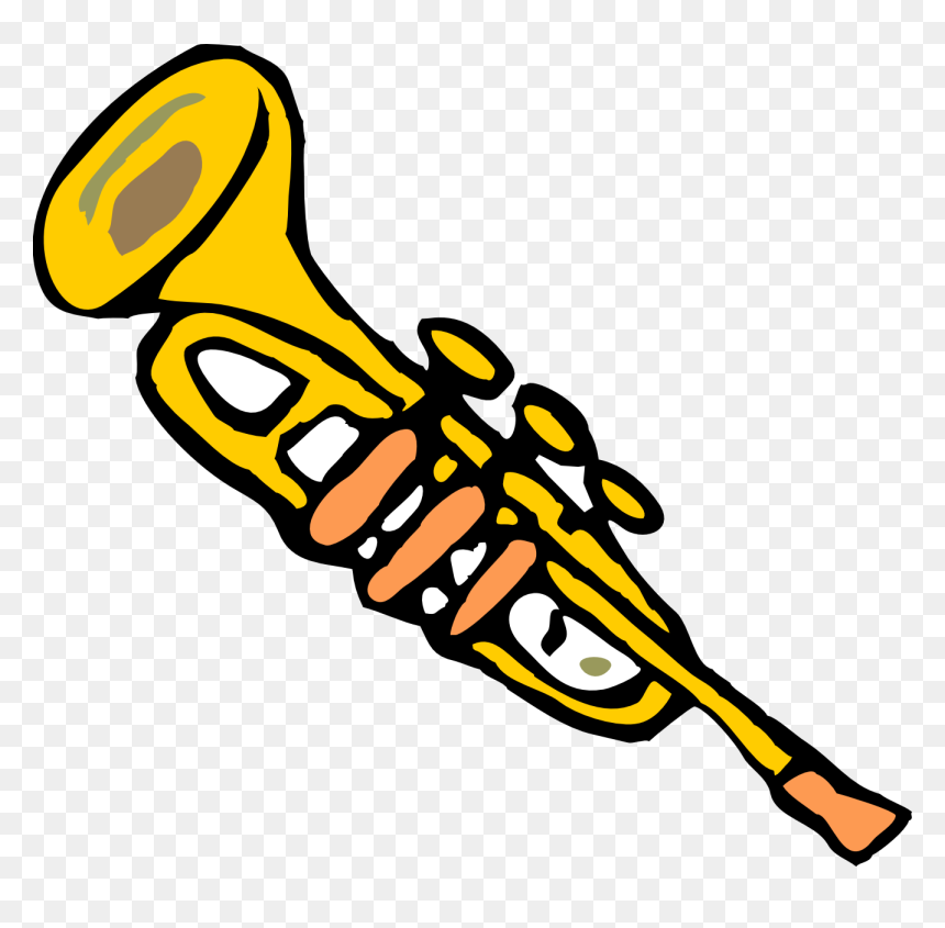 Trumpet Clip Art, HD Png Download - trumpet clipart png