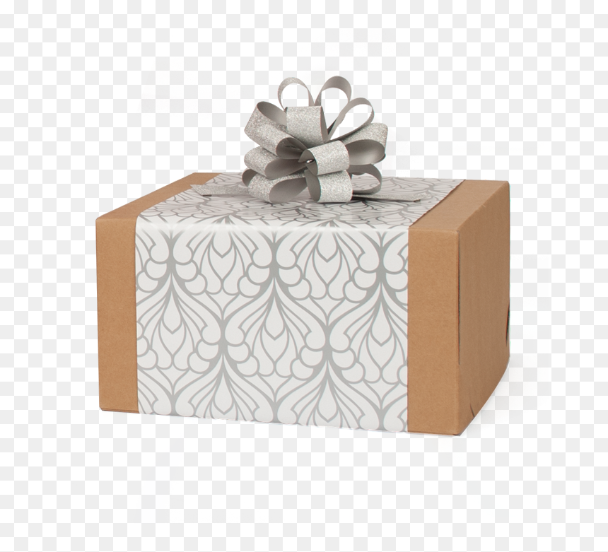 Wedding Gift Wrap - Wedding Gifts Wrapped In Brown Paper, HD Png Download - gift wrap png
