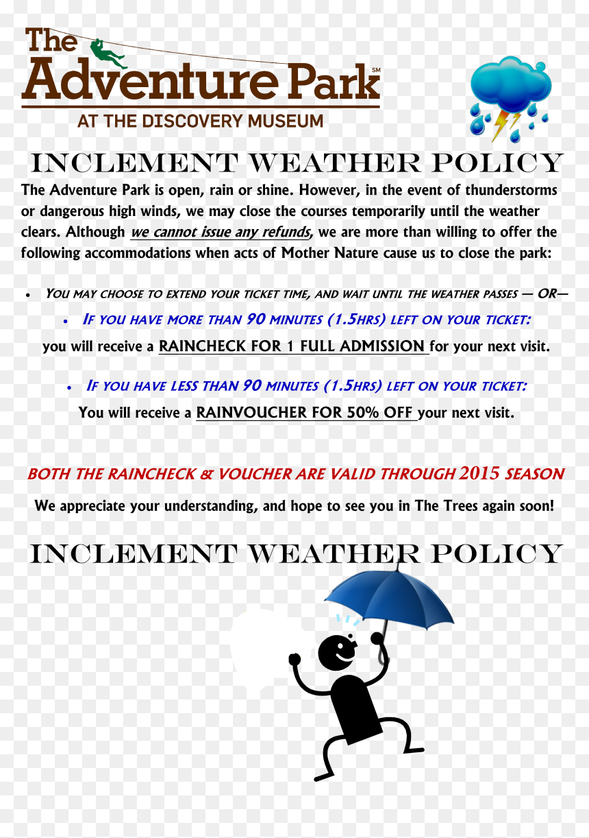 Transparent Ticket Template Png - Inclement Weather Policy Example, Png Download - ticket template png