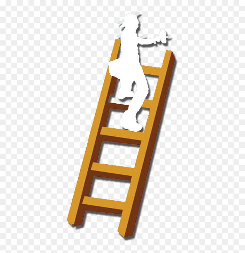 Ladder Clipart Boy - Clip Art, HD Png Download - climbing ladder png