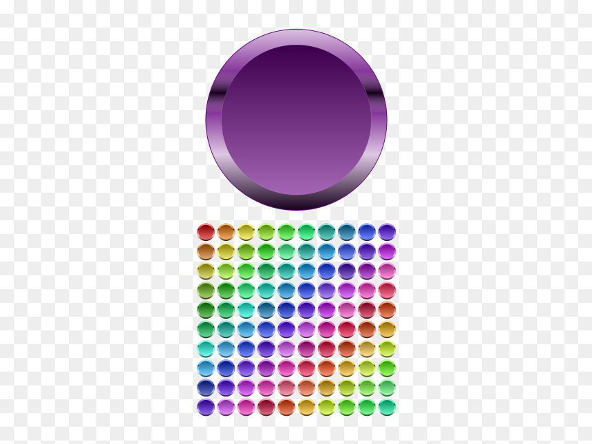 Colorful Glossy Buttons Vector Clip Art - Young Living Oil Bottle Label, HD Png Download - circle button png