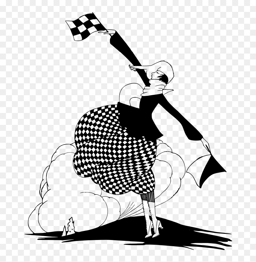 Waving Checkered Flag Clip Art , Png Download - Clip Art, Transparent Png - waving american flag clip art png