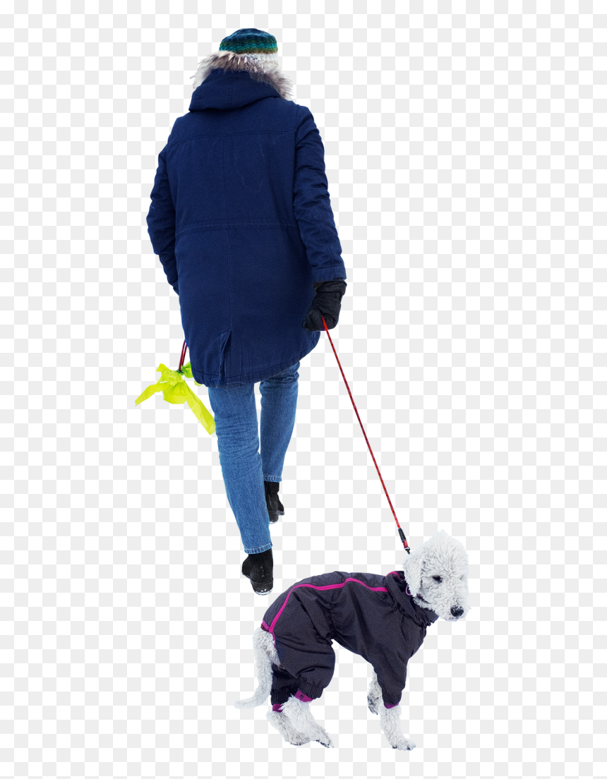 People Walking Winter Png, Transparent Png - people walking png