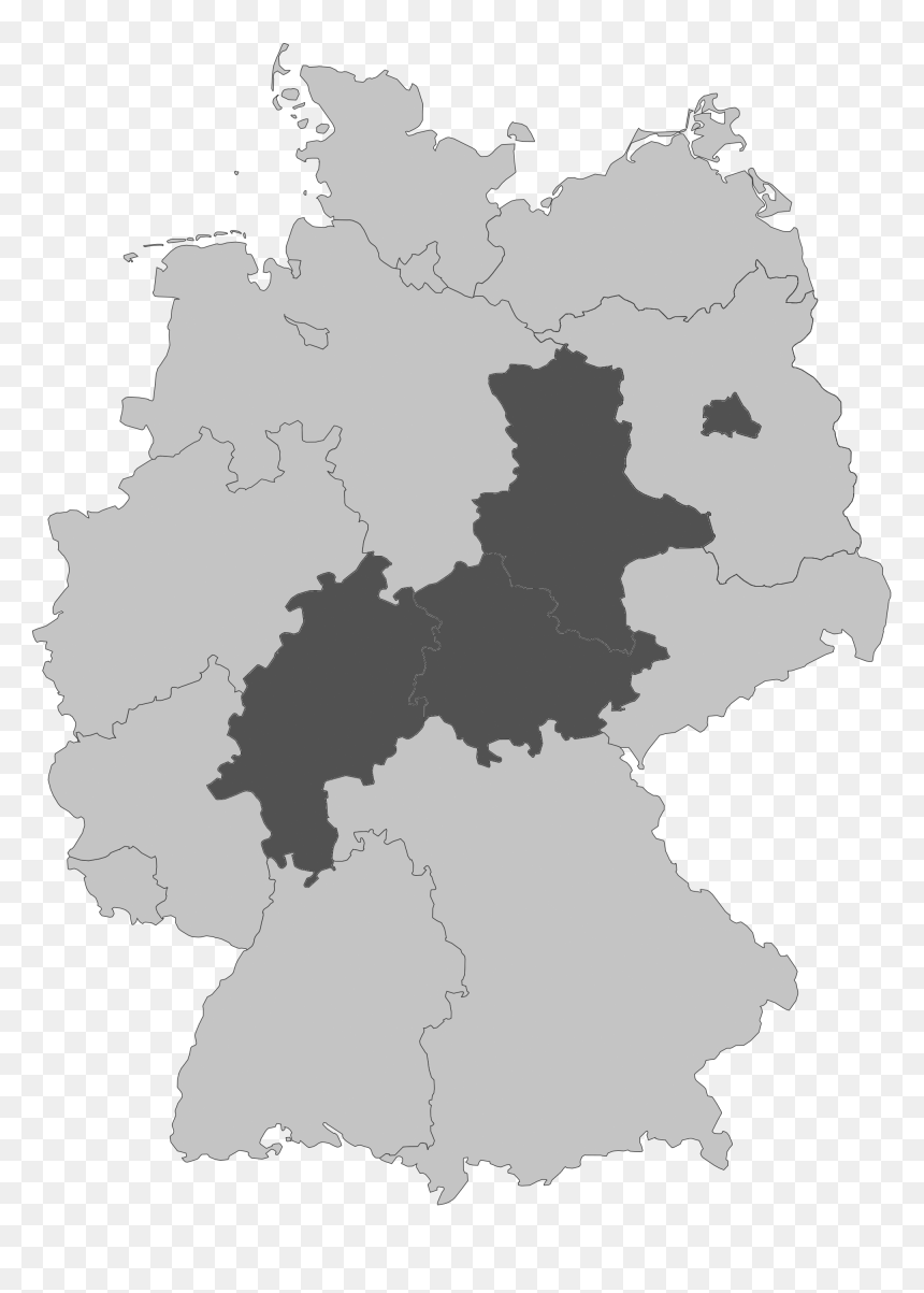 Germany Landlocked, HD Png Download - borders png