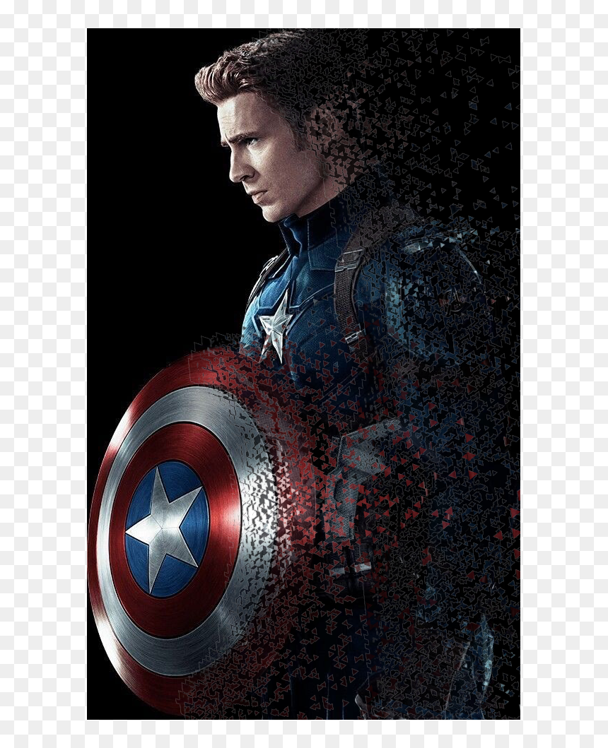 Captain America Picsart, HD Png Download - captain america png
