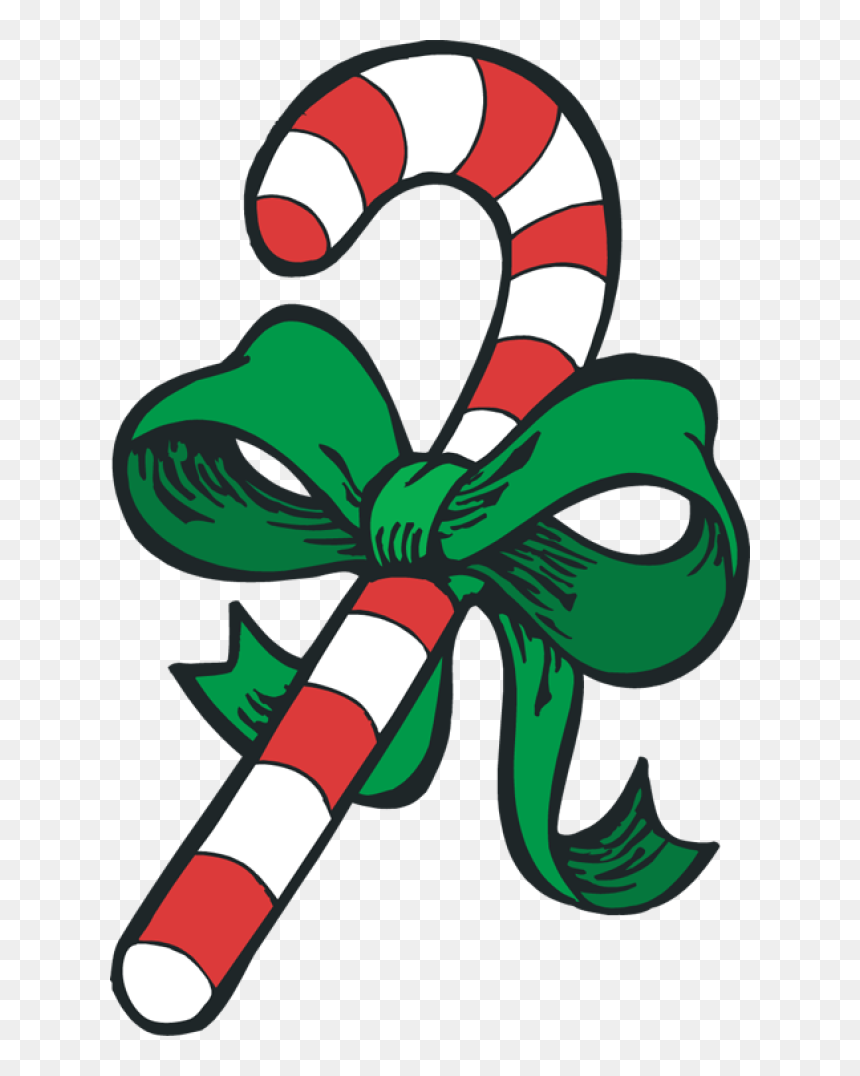 Christmas Candy Cane Clipart, HD Png Download - candy cane png