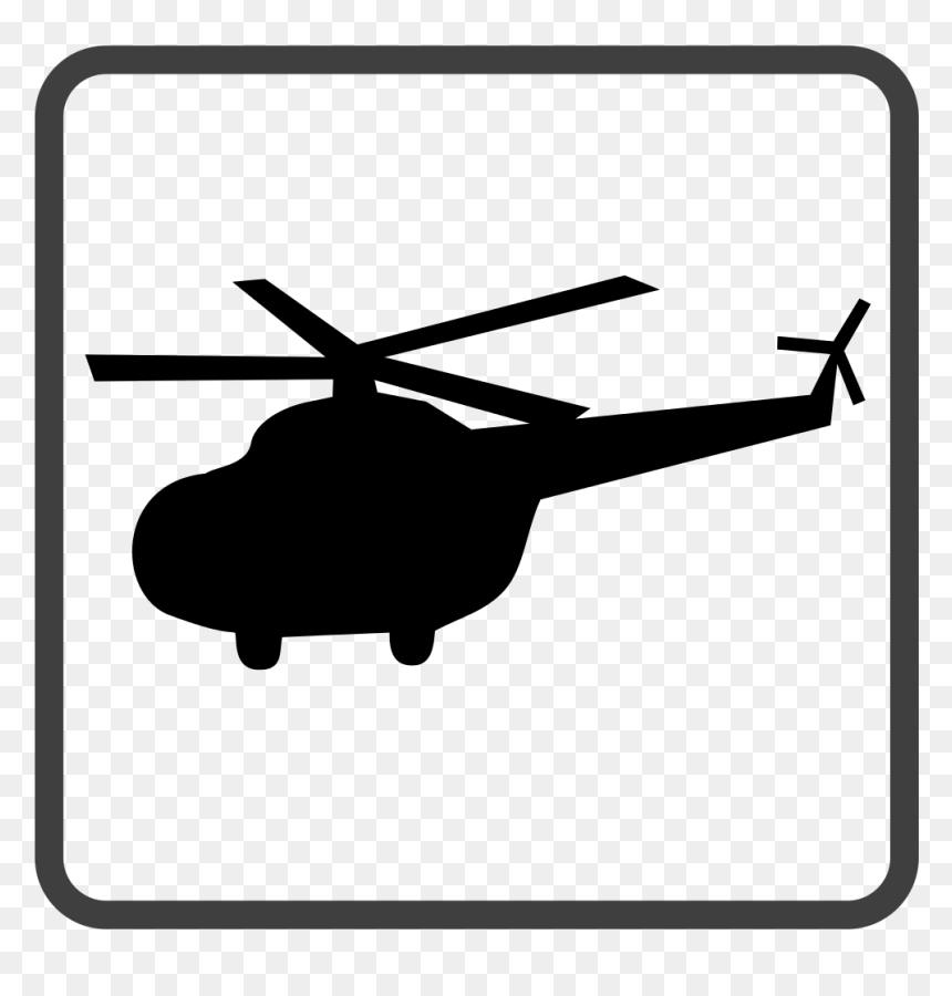 Helicoptere Icone, HD Png Download - helicopter png