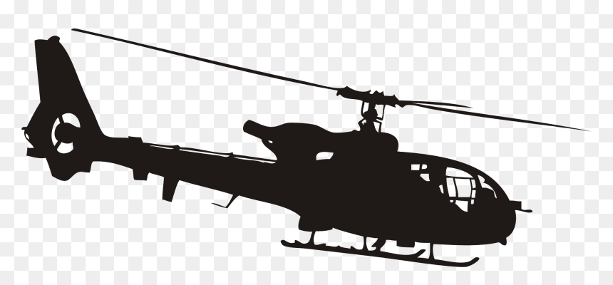 طائرات حربيه ابيض واسود, HD Png Download - helicopter png
