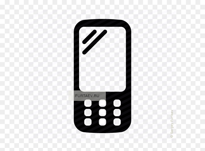 Mobile Phone Icons Vector, HD Png Download - cell phone png