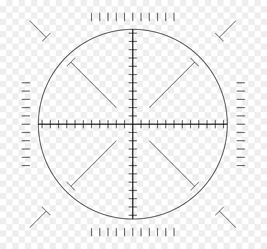 Circle, HD Png Download - crosshair png
