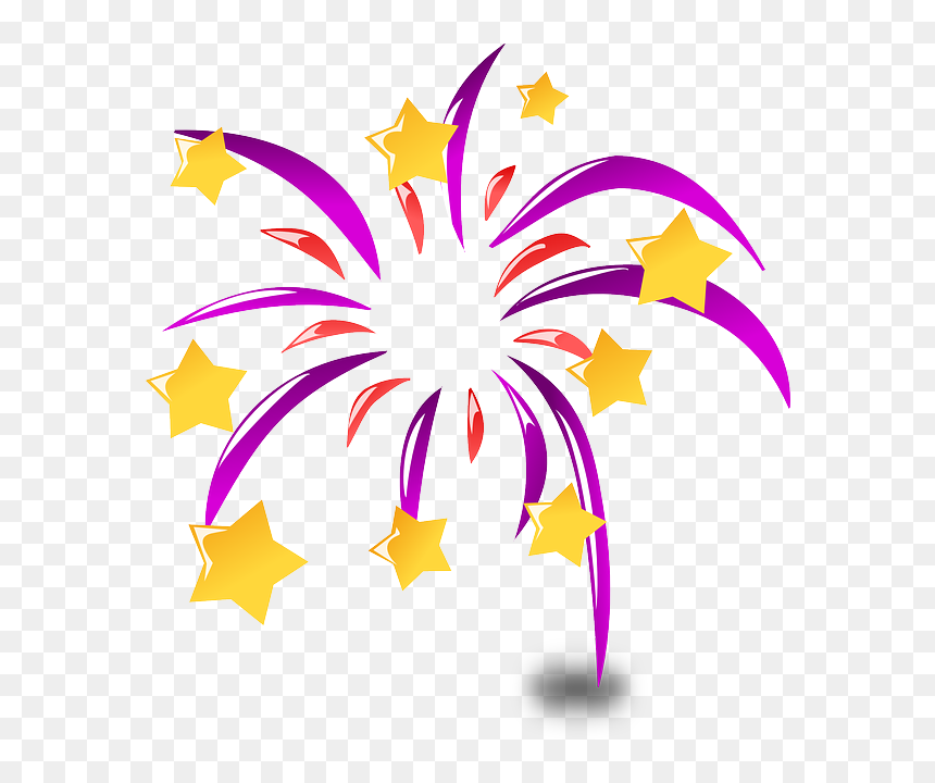 Fire Works Cartoon, HD Png Download - firework png