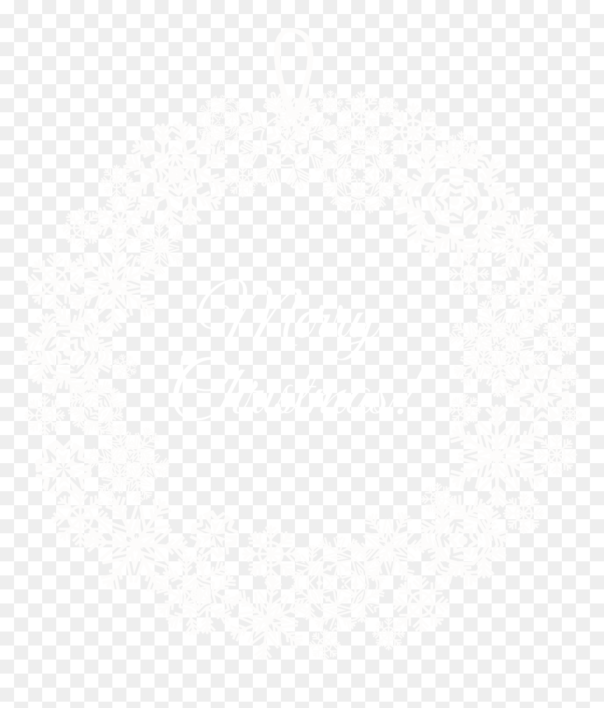 Corona Copos De Nieve, HD Png Download - christmas wreath png