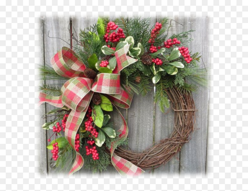 Wreath, HD Png Download - christmas wreath png