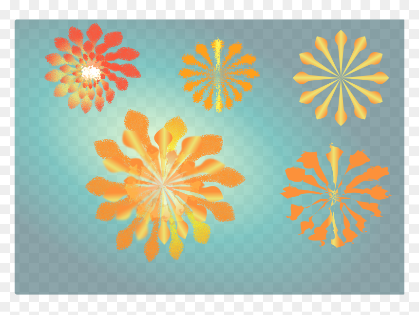 Floral Design, HD Png Download - firework png