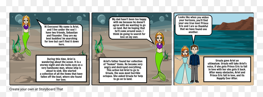 Cartoon, HD Png Download - mermaid png
