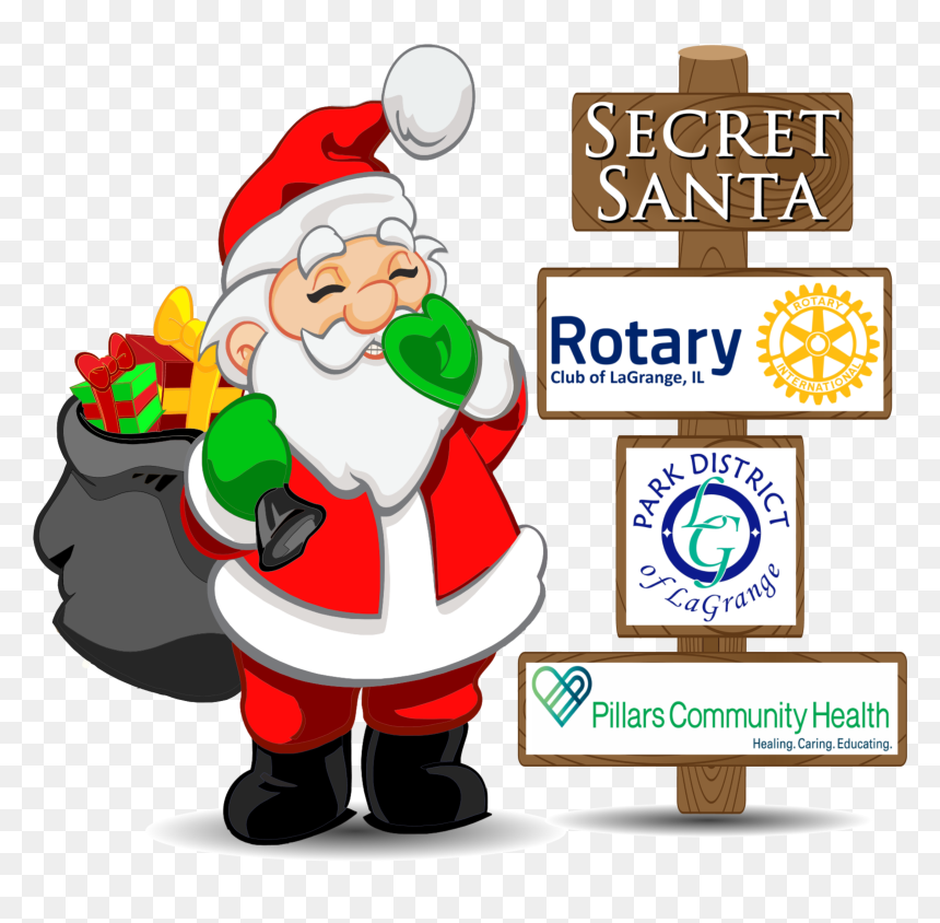 Rotary International, HD Png Download - santa png