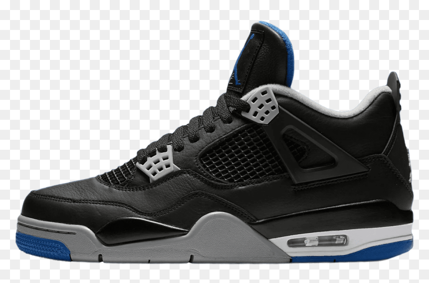 Jordan 4 White Game Royal Black, HD Png Download - nike png