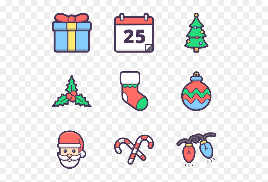 World Color Vector Icon Transparent, HD Png Download - santa png